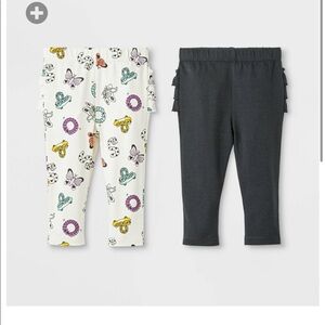 Baby Girls' 2pc Ruffle and Dots Shorts Cat & Jack